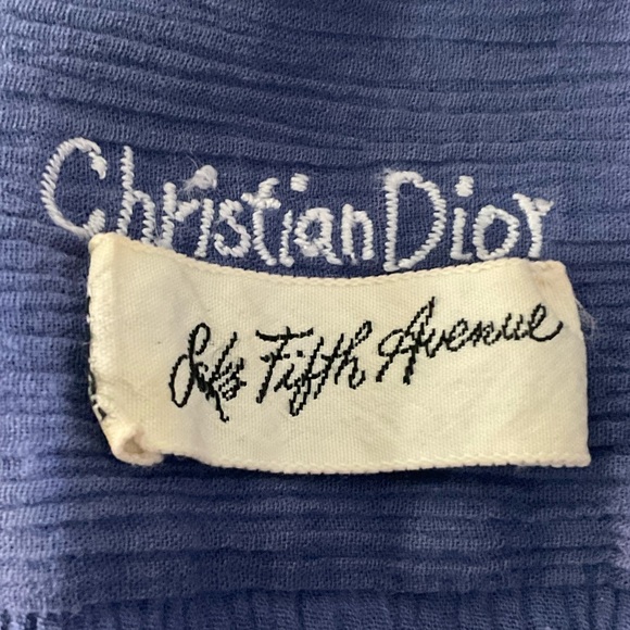 Christian Dior Vintage 70's Saks Fifth Avenue Shirt Blouse Sz 12 (Q1) - Picture 9 of 10